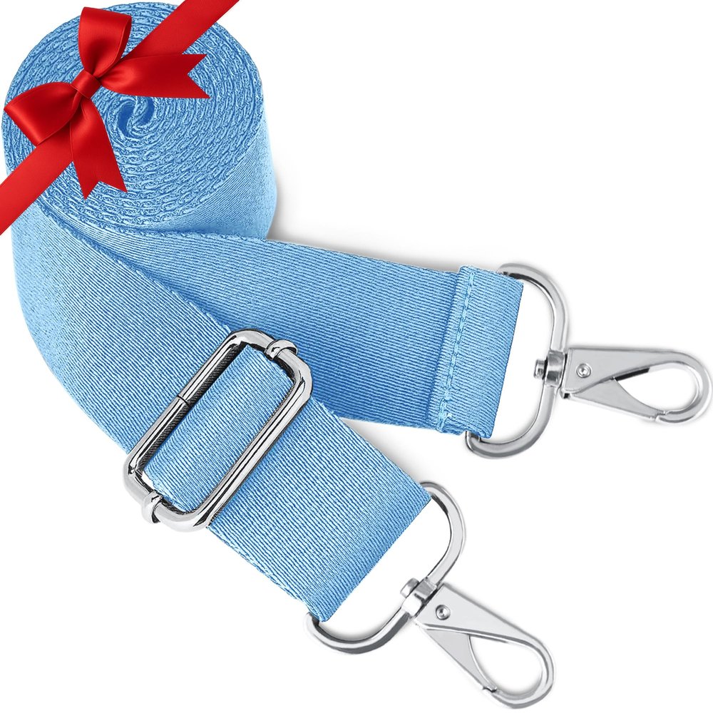 BOACAY Wide Purse Strap Replacement for Crossbody, Messenger, Duffle, Shoulder Bag, Handbag - Universal, Adjustable, Comfortable - 100% Strong Nylon