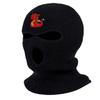 Baby Dragon Ski Mask Embroidered Cute Three Hole Mask Graphic Balaclava (Black) view 1