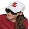 Baby Dragon Trucker Hat Summer Embroidered Graphic Cap (Neon Green) view 2