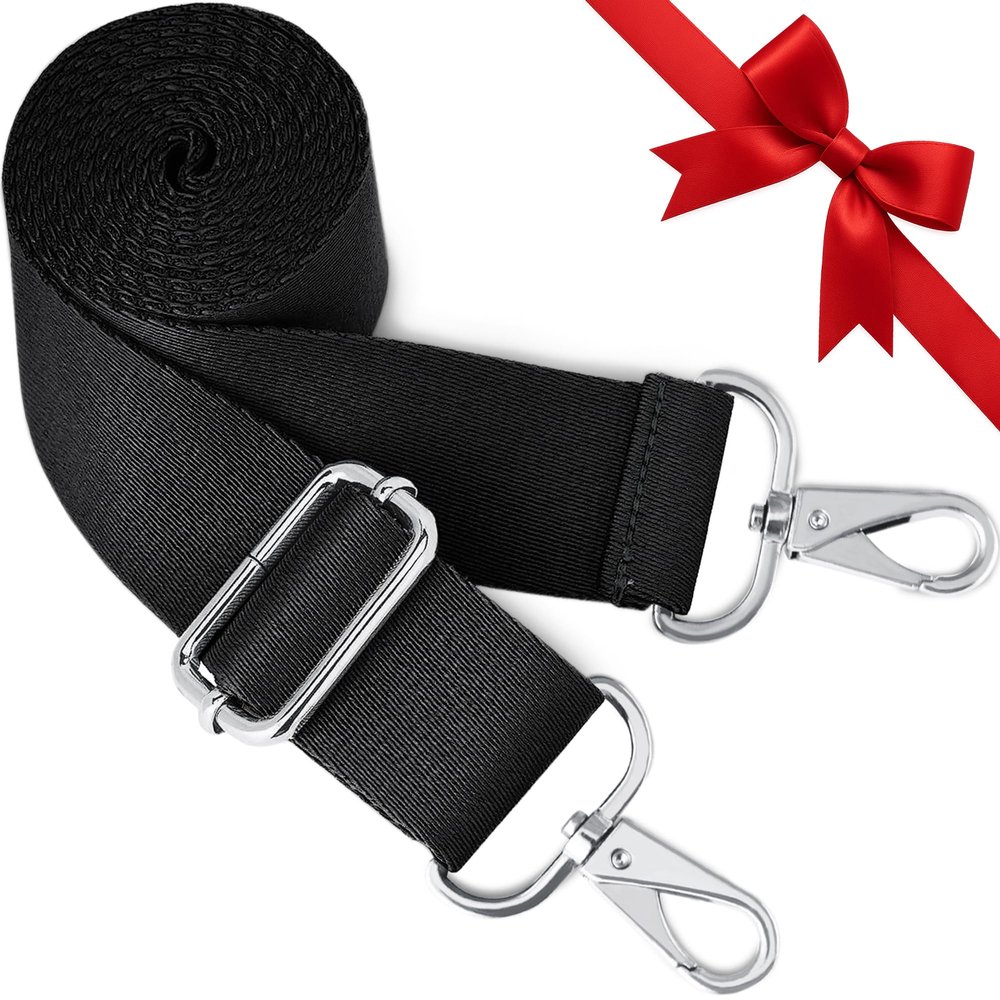 BOACAY Wide Purse Strap Replacement for Crossbody, Messenger, Duffle, Shoulder Bag, Handbag - Universal, Adjustable, Comfortable - 100% Strong Nylon