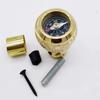 ALFAMART HT Vintage Brass Compass Handle Kit for Walking Stick 4" Ornate Handcrafted Knob with Engraved Design & Mounting Hardware view 2