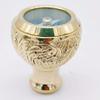 ALFAMART HT Vintage Brass Compass Handle Kit for Walking Stick 4" Ornate Handcrafted Knob with Engraved Design & Mounting Hardware view 3