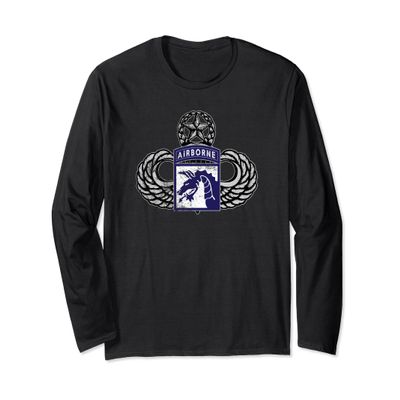 American Marauder: 18th Airborne Corps Master Blaster Long Sleeve T-Shirt