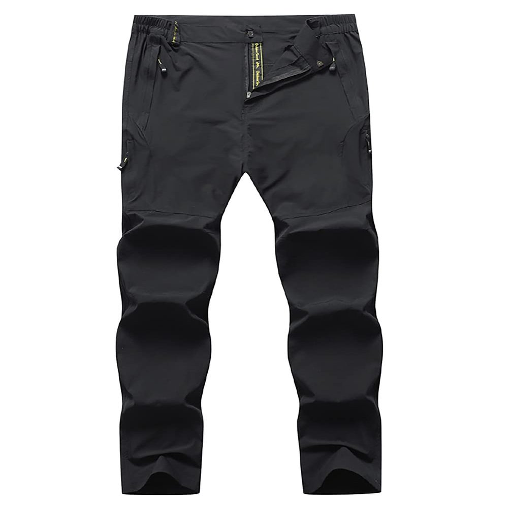Hiking Pants Men's Quick Dry Golf Work Cargo Elastic Breathable Nylon Pants Work Athletic Golf Travel Utility with Pockets