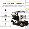 STICKIT Magnetic Towel, Black | 2-Pack | Top-Tier Microfiber Golf Towel with Deep Waffle Pockets | Industrial Strength Magnet for Strong Hold to Golf Carts or Clubs view 2
