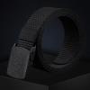 Altsuceser Daily Belts for Men with Exquisite Plastic Buckle - Adjustable Buckle Men Nylon Belt,Work Belt, Military Belt Black view 3