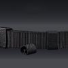 Altsuceser Daily Belts for Men with Exquisite Plastic Buckle - Adjustable Buckle Men Nylon Belt,Work Belt, Military Belt Black view 4