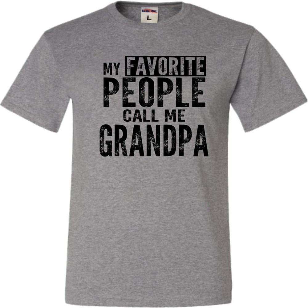 5X-Large Oxford Mens My Favorite People Call Me Grandpa Gift Idea Fathers T-Shirt
