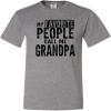 5X-Large Oxford Mens My Favorite People Call Me Grandpa Gift Idea Fathers T-Shirt view 1