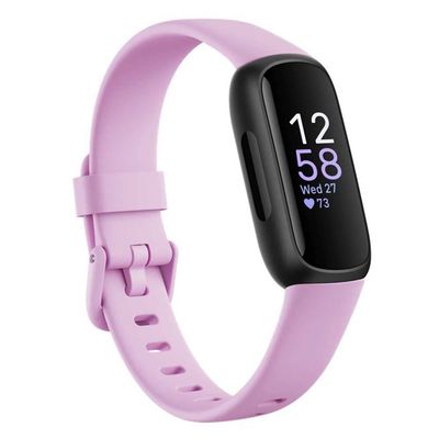 Fitbit Inspire 3 Fitness Tracker  Advanced Health Insights with Stress Management, Workout Intensity & Sleep Tracking, 24/7 Heart Rate, Includes Small and Large Classic Bands (Lilac Bliss/Black)