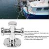 Boat Cleat, Fydun Marine Single Cross Bollard Mooring Bitt Cleat 316 Stainless Steel 62x63x83mm Silver Deck Hardware for Boat view 2