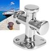 Boat Cleat, Fydun Marine Single Cross Bollard Mooring Bitt Cleat 316 Stainless Steel 62x63x83mm Silver Deck Hardware for Boat view 4