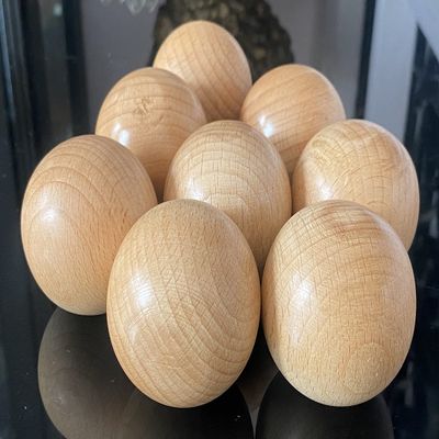 AnNafi Wooden Ball | Swedish Stickhandling Balls | Hardwood Balls | No-Bounce Floorball, Training Equipment for Floor Dribbling Skills, Dekes & Ball Handling Drills | 2-Inch Diameter Hockey Ball (12)