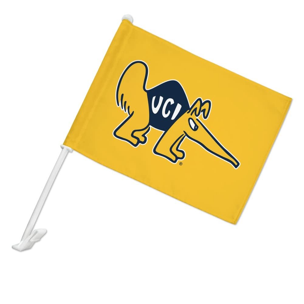 GRAPHICS & MORE UC Irvine Secondary Logo Car Truck Flag with Window Clip On Pole Holder