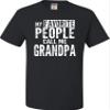 5X-Large Black Mens My Favorite People Call Me Grandpa Gift Idea Fathers T-Shirt view 1