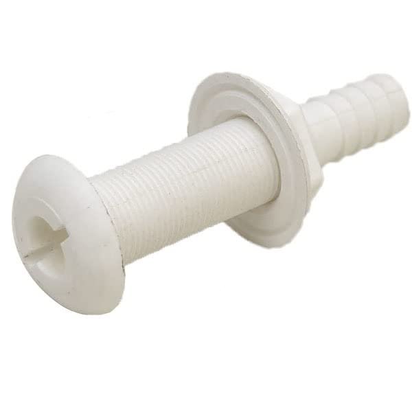 Boat Thru Hull Connector | 3/4 x 4 3/4 Inch Plastic