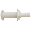 Boat Thru Hull Connector | 3/4 x 4 3/4 Inch Plastic view 3