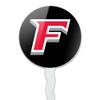Fairfield University Secondary Logo Cupcake Picks Toppers Decoration Set of 6 view 2