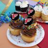 Fairfield University Secondary Logo Cupcake Picks Toppers Decoration Set of 6 view 4