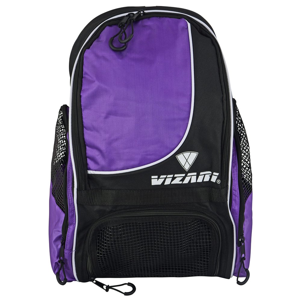 Vizari Solano Soccer Backpack With Ball Compartment and Vented Ball Pocket and Mesh Side Cargo Pockets for Adults and Teens