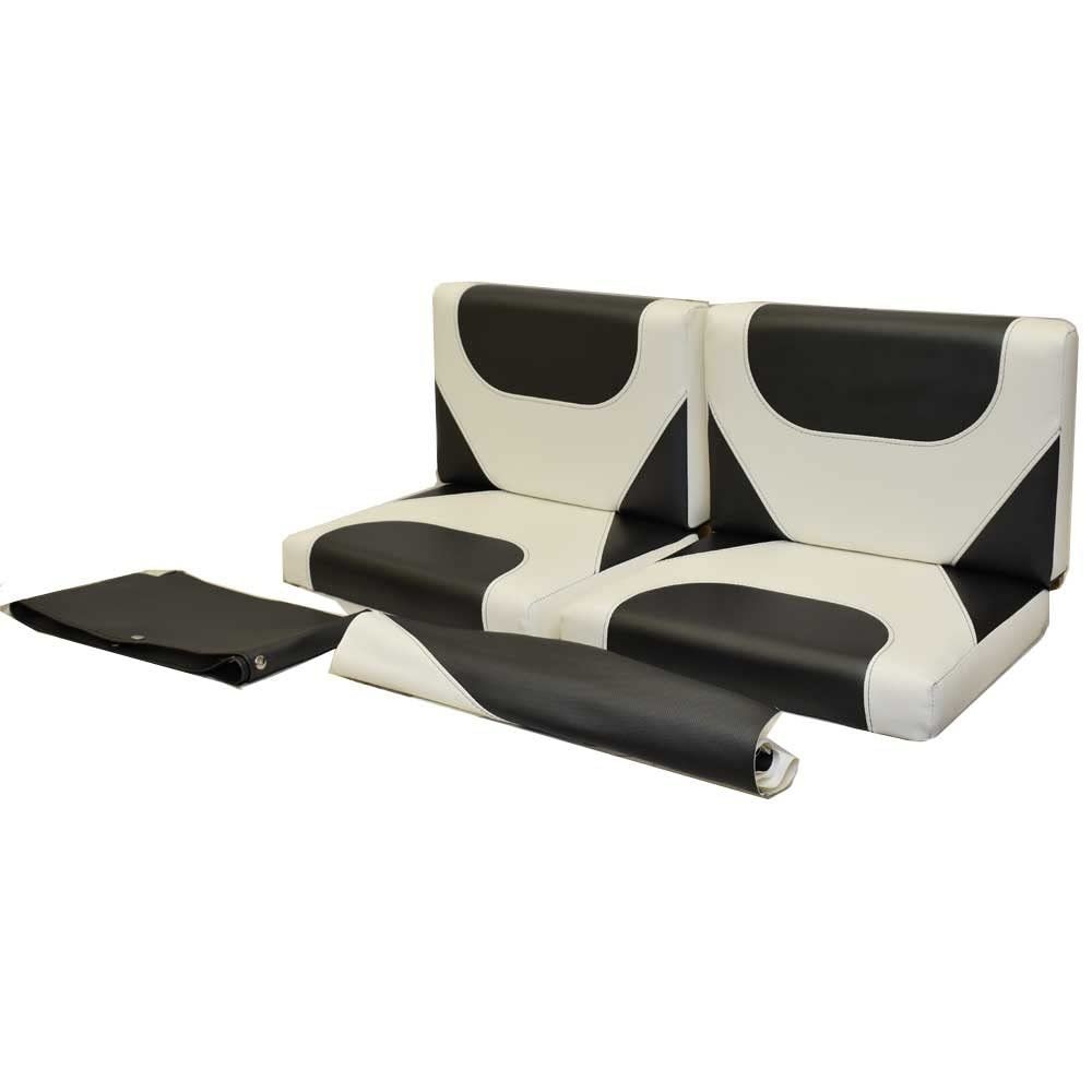 Alumacraft Boat Seat Cushion Set 22140008100 | White Gray (6 PC)