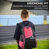 Vizari Solano Soccer Backpack With Ball Compartment and Vented Ball Pocket and Mesh Side Cargo Pockets for Adults and Teens view 2