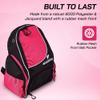Vizari Solano Soccer Backpack With Ball Compartment and Vented Ball Pocket and Mesh Side Cargo Pockets for Adults and Teens view 3