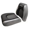 Crestliner Boat Seat Cushions 2156291 | Gray Black (2-Piece Set) view 1