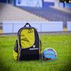 Vizari Solano Soccer Backpack With Ball Compartment and Vented Ball Pocket and Mesh Side Cargo Pockets for Adults and Teens view 2