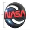 Aeromax NASA Space Saucer Foam Flying Disc Worm Logo 1 Piece (FD-E) view 4