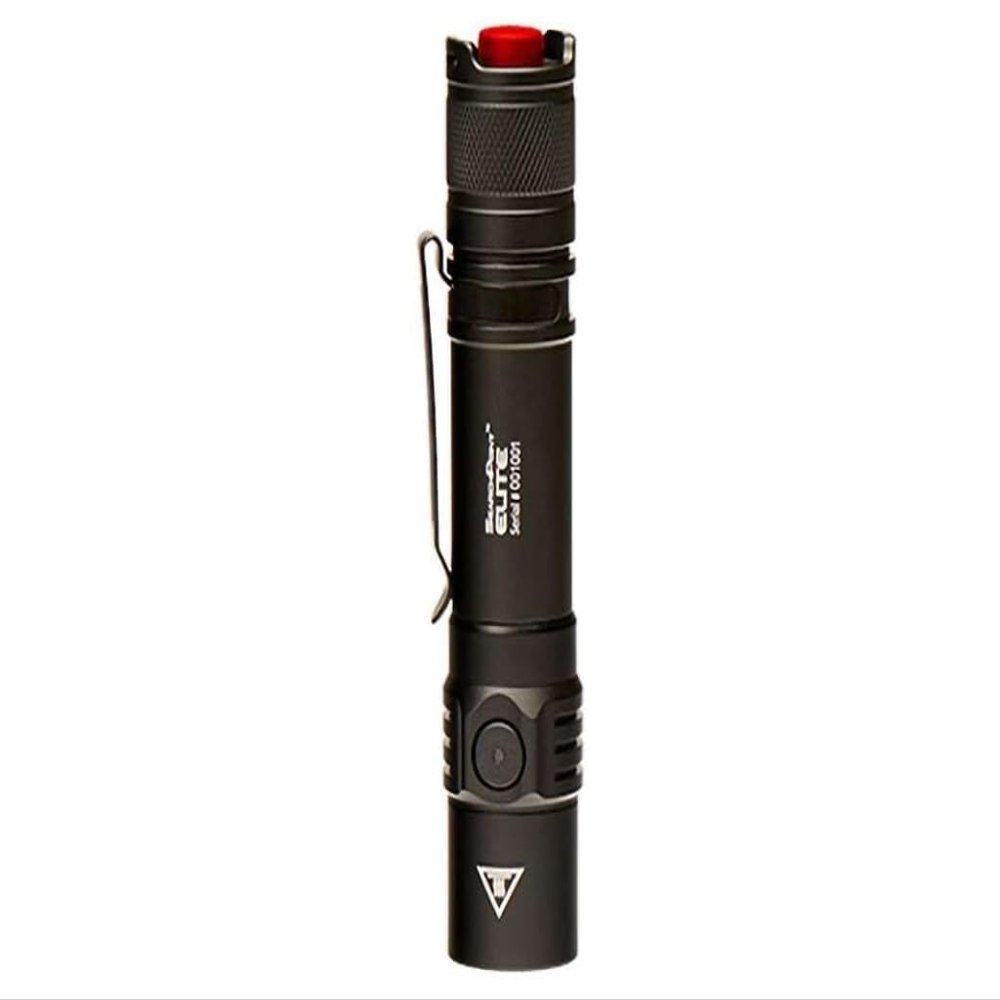 MAXXEON MXN04000 - SearchPoint Rechargeable 1000 Lumen Flashlight, 4 Hrs, IPX8, 6' Drop Test, Black