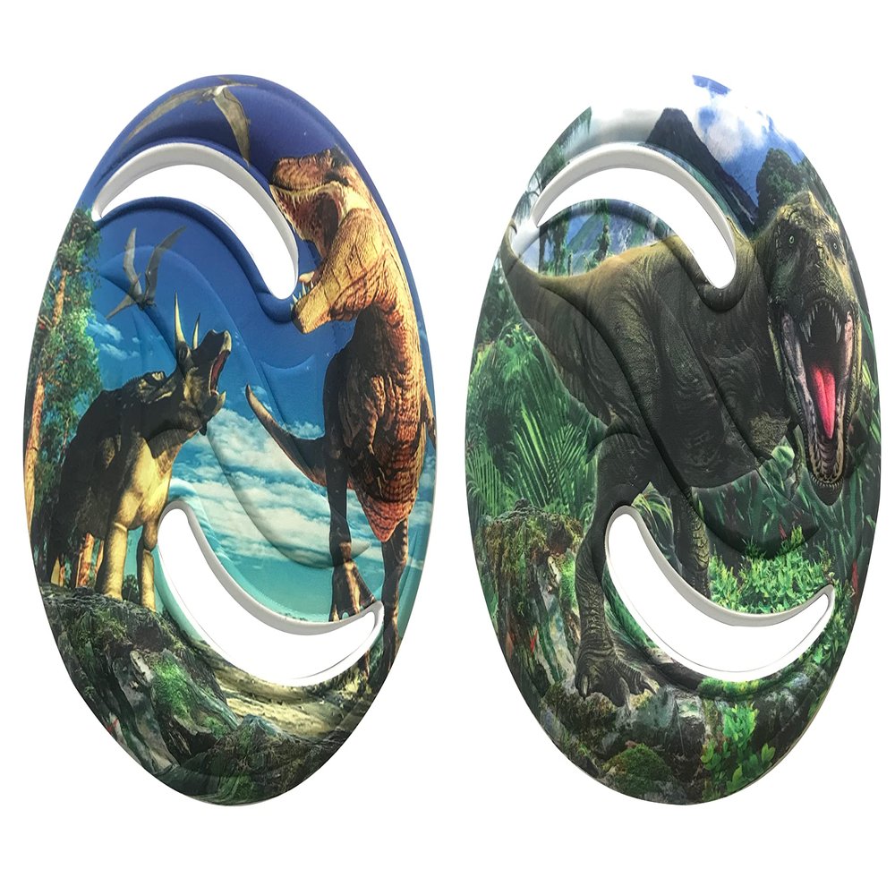 Aeromax Dino Saucer Foam Flying Disc 2 Pack (FD-C)