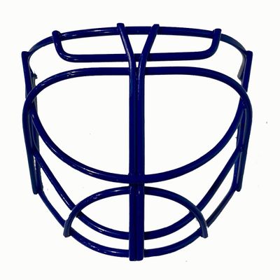 Mix Sports MX10 Pro Cat Eye Hockey Goalie Cage (Non-Certified) for Ice, Inline, Roller, Street & DEK Hockey - Navy