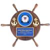 SHOP AWARDS AND GIFTS 13 Inch Ship Wheel Customizable United States US Coast Guard Award Plaque with Medallion, Includes Personalization view 2