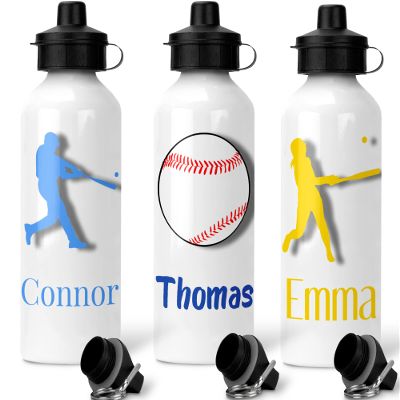 BeNiralu Baseball Gift | Baseball water bottle | Personalized Baseball bottle | Baseball Team Gifts | Baseball Player Gift | Baseball Water bottle