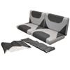 Alumacraft Boat Seat Cushion Set | Classic 165 Charcoal Gray (6 PC) view 1
