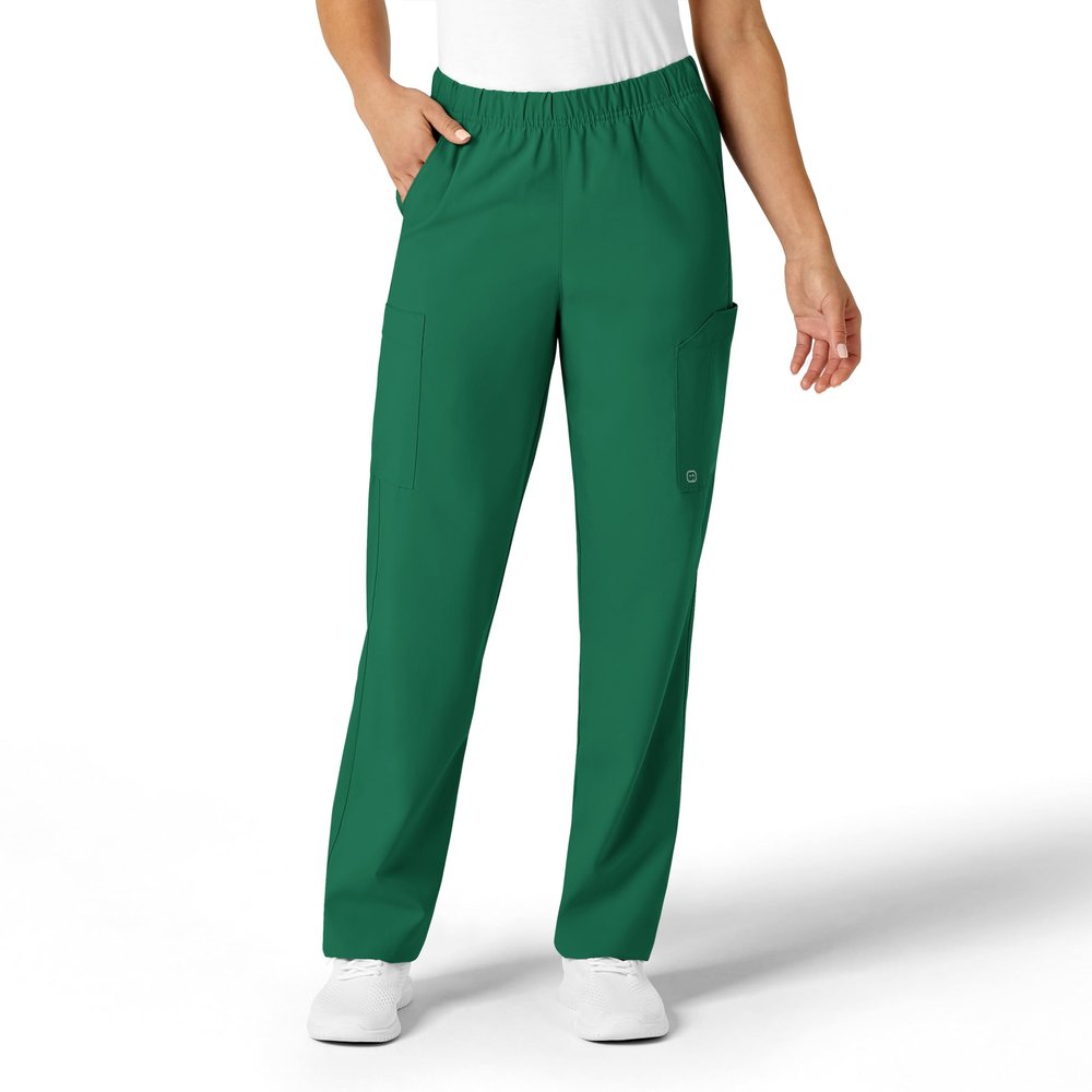 WonderWink Unisex W123 Multi-Cargo Pant, Hunter, S S