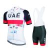2022 Pro Team UAE Cycling Jersey Set For Men,Breathable MTB Bike Shirt Bib Short Kits GEL Paddad (4XL) view 1