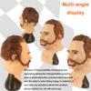 Handsome Young Man Realistic Mask Realistic Cosplay Latex Props Latex Face Cover for Cosplay Halloween Handmade Costumes, White view 2