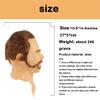 Handsome Young Man Realistic Mask Realistic Cosplay Latex Props Latex Face Cover for Cosplay Halloween Handmade Costumes, White view 4