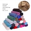 Royal Blue African Head Wraps for Women Tie for Sleeping Solid Turban Stretch Headband view 3