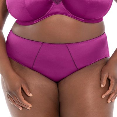 GODDESS Women's Plus Size Keira Full Coverage Brief Magenta