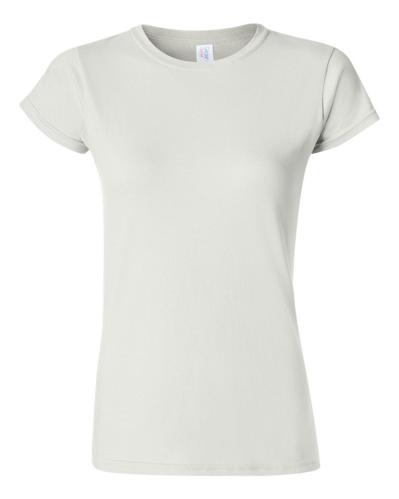 Gildan Womens Softstyle Tshirt G6400L(White)