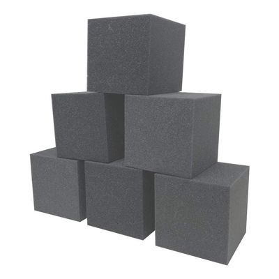 Foamma Foam Pit Cubes/Blocks 5 x 5 x 5 for Gymnastics, Freerunning and Parkour Courses, Skateboard Parks, BMX, Trampoline Arenas (100 Pack, Charcoal)
