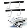 ECOTRIC 61" Adjustable Boat Trailer Bunk Board Guide-On Rails Rustroof Galvanized Steel Ski Boat Fishing Boat Sailboat Trailer 2PCS Adjustable view 1
