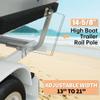 ECOTRIC 61" Adjustable Boat Trailer Bunk Board Guide-On Rails Rustroof Galvanized Steel Ski Boat Fishing Boat Sailboat Trailer 2PCS Adjustable view 3