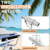 ECOTRIC 61" Adjustable Boat Trailer Bunk Board Guide-On Rails Rustroof Galvanized Steel Ski Boat Fishing Boat Sailboat Trailer 2PCS Adjustable view 4