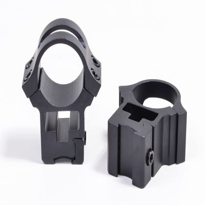 1 Inch Tall Height Scope Ring Set for PCP 10/22 597 3/8 Inch Dovetail Rail Grooved Receiver Base