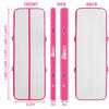 Gymnastics Mats, Air Mat Tumble Track 20FT 4 Inch Thickness Inflatable Training with Carry Bag Electric Pump For Home Use, Cheerleading, Yoga, Water Exercise (Rose) view 4
