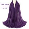 African Scarfs for Women Head Wraps Stretch Turban Jersey Bun Styles Headbands Purple for High Ponytails view 2